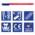 Miniatyrbild 7 av 7: Staedtler Blandad Markera Penna Noris 326 Pack 100 Enheter