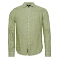 Miniatyrbillede 3 af 6: Superdry Lang ærmet Skjorte Studios Casual Linen Grøn S Mand