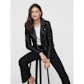 Miniatyrbillede 7 af 7: Yas Jakke Sophie Leather Sort L Kvinde