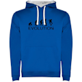 Miniatyrbillede 1 af 4: Kruskis Hættetrøje Evolution Skate Two-colour Blå M Mand