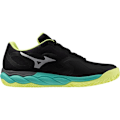 Miniatyrbillede 1 af 5: Mizuno Wave Enforce Court Cc Ler-sko Sort EU 40 Mand