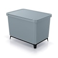 Pikkukuva 4 / 8: Keden Kierrätys Astia 4x10l Systema 56x39x41 Cm Hopeinen