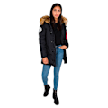 Pikkukuva 4 / 7: Alpha Industries Takki Polar Musta M Nainen