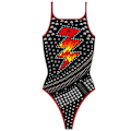 Miniatyrbillede 1 af 2: Turbo Badedragt Heavy Rock Sort 2XL Kvinde