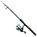Miniatyrbillede 1 af 3: Kinetic Teleskopisk Spinning Combo Telemark Cc Sort 2.44 m / 12-40 g