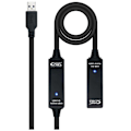 Pikkukuva 1 / 4: Nanocable Usb-jatkokaapeli 10.01.0313 M/f 15 M Musta