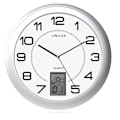 Miniatyrbild 1 av 3: Unilux Väggklocka Med Hög Precision 30 Centimeter Metallisk Grå Färg Silver