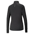 Miniatyrbillede 2 af 4: Puma Run Favorite Halv Lynlås Sweatshirt Sort M Kvinde