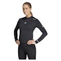 Miniatyrbillede 1 af 7: Adidas Ultimate Running Reflective T-shirt Med Lange ærmer Sort L Kvinde