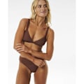 Miniatyrbild 4 av 6: Rip Curl Bikinitopp Premium Surf Wide Bind Triangle Brun L Kvinna