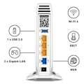 Miniatyrbillede 2 af 2: Avm Wifi Repeater Fritz! Box 4060 Hvid