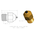 Miniatyrbillede 3 af 3: Diamondback Mk8 3d-printerdyse 0.4 Mm