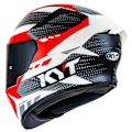 Miniatyrbillede 4 af 8: Kyt Fuld Ansigtshjelm Tt-course Gear Rød S