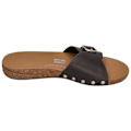 Miniatyrbillede 2 af 5: Fitflop Iqushion Adjustable Buckle Leather Tøfler Brun EU 38 Kvinde