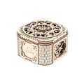 Miniatyrbillede 1 af 3: Ugears Treasure Box Træ Mekanisk Model Gylden