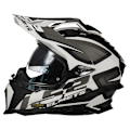 Miniatyrbillede 2 af 3: Ls2 Mx701 Explorer Alter Fullface-hjelm Hvid 3XL