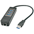 Miniatyrbillede 4 af 6: Lindy Til Ethernet-adapter Usb 3.0 Sort