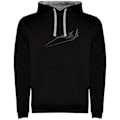 Miniatyrbillede 1 af 4: Kruskis Hættetrøje Shadow Triathlon Two-colour Sort 3XL Mand