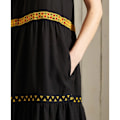 Miniatyrbillede 5 af 6: Superdry Kjole Sleeveless Embroidered Sort XS Kvinde