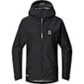 Miniatyrbillede 1 af 2: Haglofs Roc Flash Goretex Jakke Sort L Kvinde