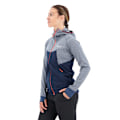 Miniatyrbillede 6 af 7: Salewa Fleece Med Hætte Puez Hybrid Polarlite Blå XL Kvinde