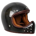 Miniatyrbillede 3 af 4: By City Fuld Ansigtshjelm The Rock Carbon R.22.06 Sort M