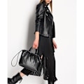 Miniatyrbillede 5 af 6: Armani Exchange Langærmet Lang Kjole 6rya11_yn2kz Sort XL Kvinde