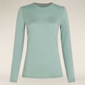 Miniatyrbillede 3 af 6: Icebreaker Merino 200 Oasis Langærmet Baselayer Grøn,Blå XL Kvinde