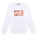 Miniatyrbillede 3 af 4: Diesel Langærmet T-shirt Just L6 Hvid 2XL Mand