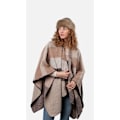 Miniatyrbillede 2 af 4: Barts Rosemury Poncho Brun  Kvinde