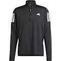 Miniatyrbillede 3 af 5: Adidas Halv Lynlå Sweatshirt Own The Run Base Sort S / Regular Mand