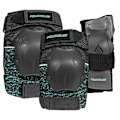 Miniatyrbillede 1 af 5: Powerslide Standard Tri Pack Knæpuder Sort XL