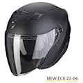 Miniatyrbillede 2 af 2: Scorpion Åben Ansigtshjelm Exo-230 Solid Sort M