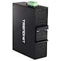 Miniatyrbillede 5 af 6: Trendnet 10 Port Hardened Power Over Ethernet+ Din Rail Switch Sort