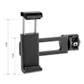 Miniatyrbillede 4 af 4: Smallrig Smartphone Klemme Bss2286 Sort