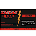 Miniatyrbillede 4 af 4: Zasdar Lithium Batteri Oplader Lifepo4 12v 200ah Bluetooth Sort