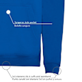 Miniatyrbillede 4 af 4: Kruskis Hættetrøje Problem Solution Sail Two-colour Blå 3XL Mand