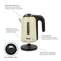 Miniatyrbillede 4 af 8: Tm Electron Kedel Tmpkt010c 1l 1500w Søvfarvet One Size / EU Plug