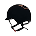 Miniatyrbillede 2 af 6: Equestro Hjelm Modello Eclipse Plain Velvet (3 Padding)  56-58 cm