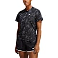 Miniatyrbillede 1 af 7: Adidas Kortærmet T-shirt Own The Run Aop Sort XS Kvinde