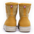 Miniatyrbillede 3 af 3: Boat Boot Canvas Lowcut Støvler Gul EU 42 Kvinde