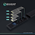 Miniatyrbillede 4 af 6: Tooq Ssd M. Shura 2 Ekstern Sag Sort