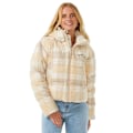 Miniatyrbild 1 av 5: Rip Curl Anti-series Surf Check Puffjacka Beige S Kvinna