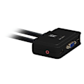 Miniatyrbillede 1 af 2: Level One Kvm Til Kontakt 2 Pc Vga/usb/audio Sort