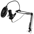 Miniatyrbillede 2 af 3: Phoenix Mikrofon Med Beslag Phstreamcast-pro Sort