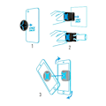 Pikkukuva 2 / 5: Mobilis U Fix Universal Home Kit Musta