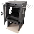 Miniatyrbillede 2 af 9: Nordisk Torden Wood Burner Set Varmeapparat Sort