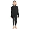 Miniatyrbillede 3 af 3: Icebreaker Merino 260 Tech Langærmet Baselayer Sort 8 Years Dreng