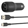 Miniatyrbillede 4 af 4: Belkin Dual Car Charger A-c 24w 1 M Sort