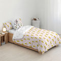 Miniatyrbillede 2 af 4: Play Fabrics Dynetæppe Tweety Vichy Rosa Til Maxicuna 115x145 Cm